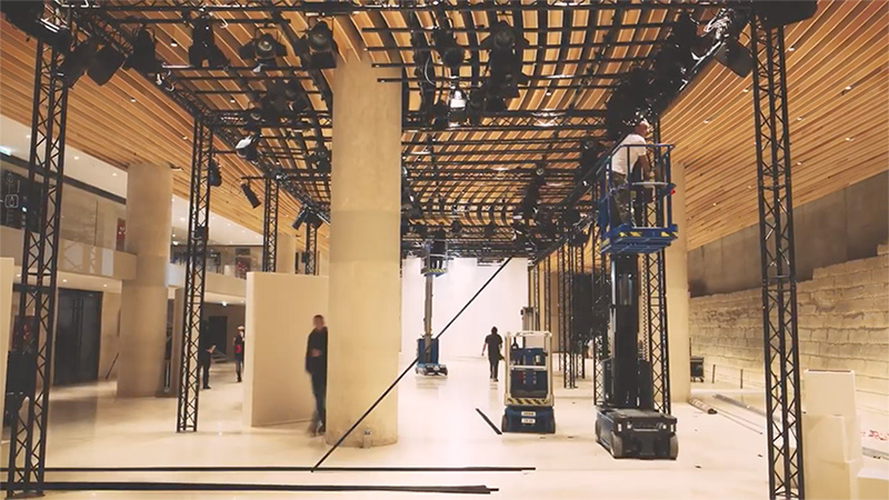 中塚翠涛 Paris Carrousel du louvre 2/4 - L' Installation - 設営