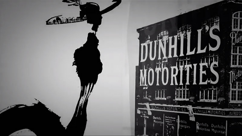 dunhill 銀座本店アーティストウィンドウプロジェクト 「犬と紳士と私」 2011.10.01[sat］〜11.18[tue]